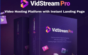 Read more about the article VidStream Pro – Video Hosting Platform with Instant Landing Page